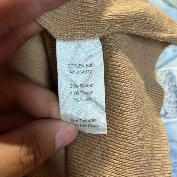 CAbi Knit Camel Color Long Cardigan Size XS - Picture 8 of 8
